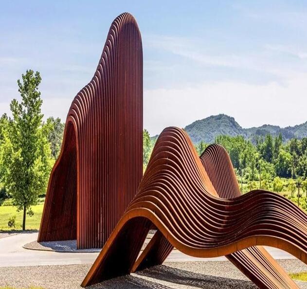 大厂锈钢板造型